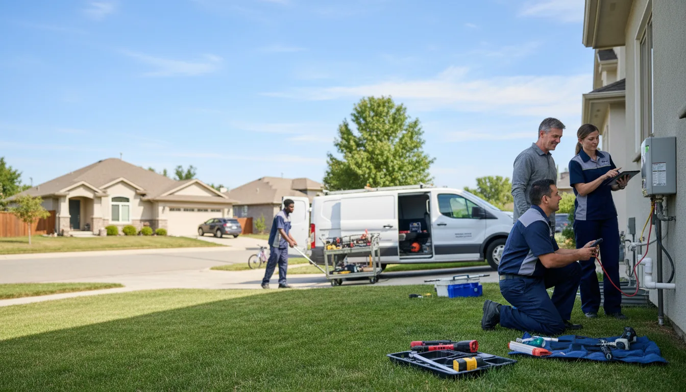 Tankless water heater service in New Palestine, IN